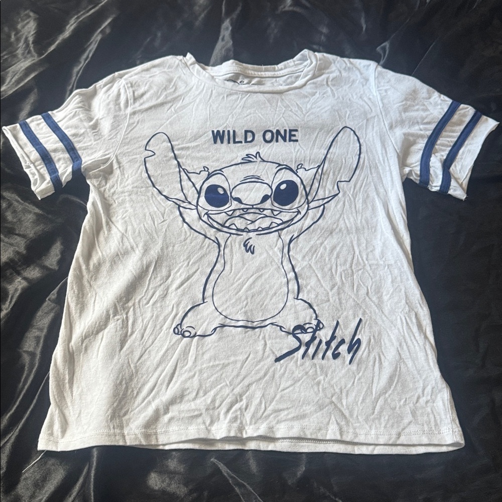 Disney White Cotton Blend Tee